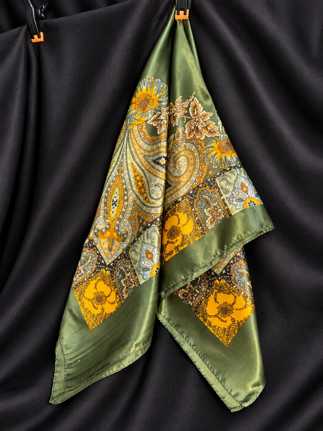 Verde D’Oro Satin Scarf