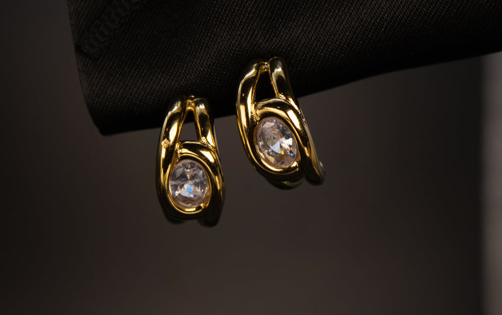 Eclipse wrap earrings