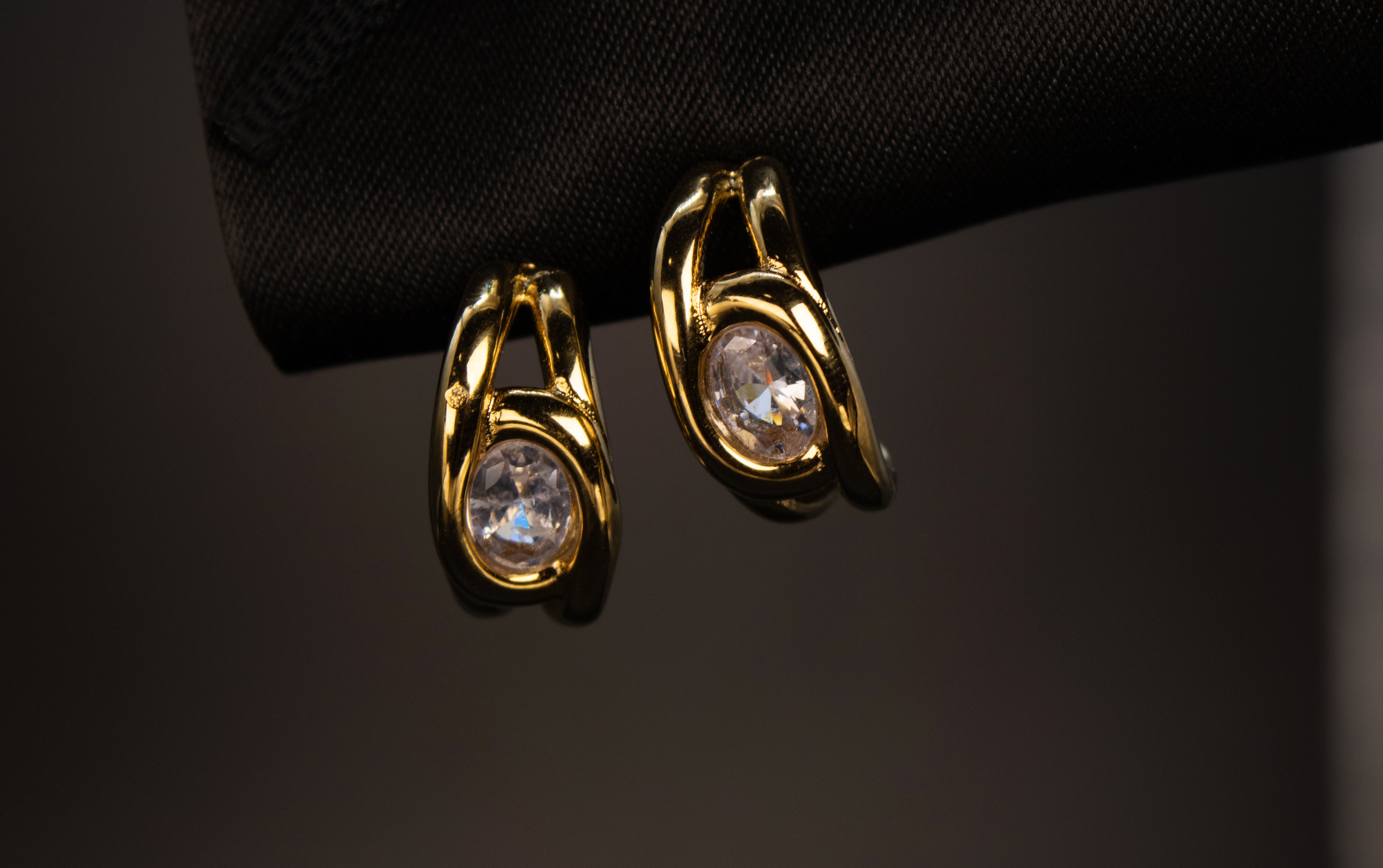 Eclipse wrap earrings